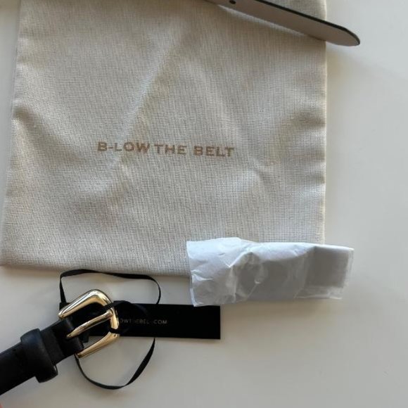 B-Low the Belt Kennedy Mini Belt Black Gold Small - Picture 5 of 5